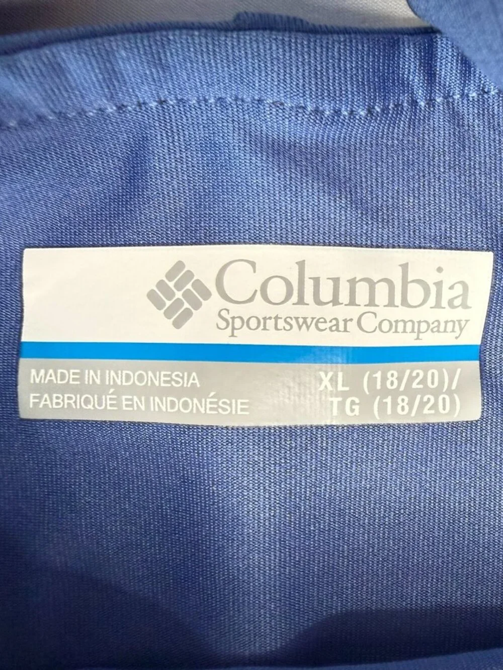 COLUMBIA Dress Tennis / Golf.  Light Purple Periwinkle. Size Girl's XL.  Spandex